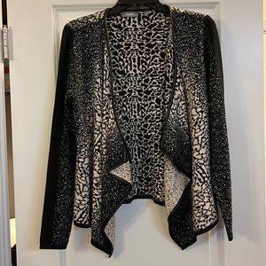 Neiman Marcus sweater overlay